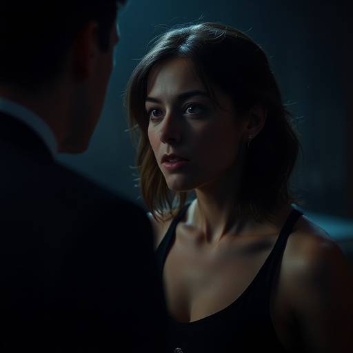 Léa Girard dans une scène dramatique d'un film indépendant